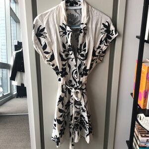 ZARA Black/Cream Dress